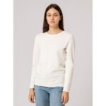 بلوزة ستاتية لون أبيض