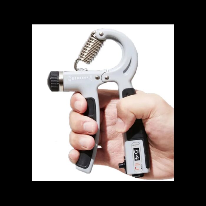 ⁦أداة تقوية قبضة اليد (Hand Grip Strengthener) مزودة بعدّاد رقمي وعدّالة مقاومة قابلة للتعديل⁩ - الصورة ⁦2⁩