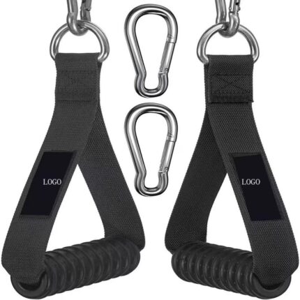 مقابض تمارين متعددة الاستخدام (Cable Handles / Resistance Band Handles) تُستخدم في أجهزة الجيم أو مع الأربطة المقاومة