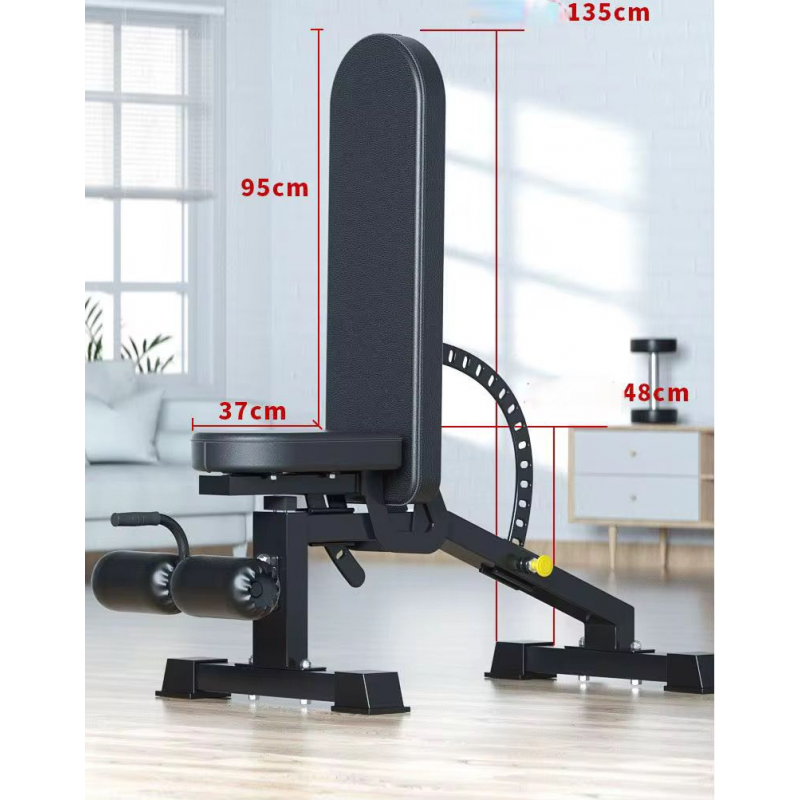 ⁦مقعد تمارين رياضي احترافي متعدد الوضعيات (Adjustable Weight Bench) يمكن تعديله من الوضع المسطح إلى المائل والعمودي⁩ - الصورة ⁦1⁩