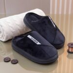 ⁦سليبر شتوي رجالي لون أسود⁩ - الصورة ⁦2⁩