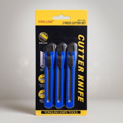 شفرة طقم سكاكين معدنية حادة (3 قطع)