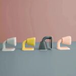 ⁦مثبت باب مطاطي لون زهري⁩ - الصورة ⁦2⁩