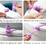 ⁦مسكة مرحاض لون بنفسجي⁩ - الصورة ⁦3⁩