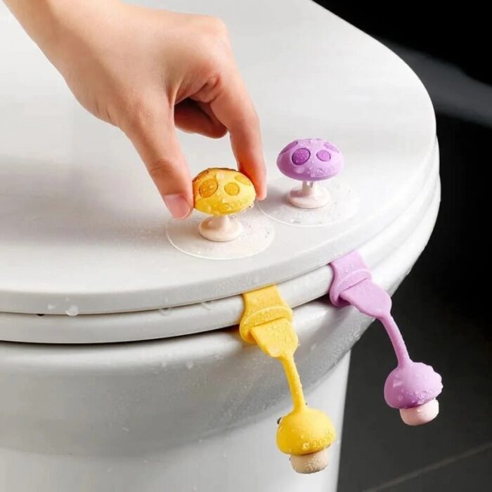 ⁦مسكة مرحاض لون بنفسجي⁩ - الصورة ⁦4⁩