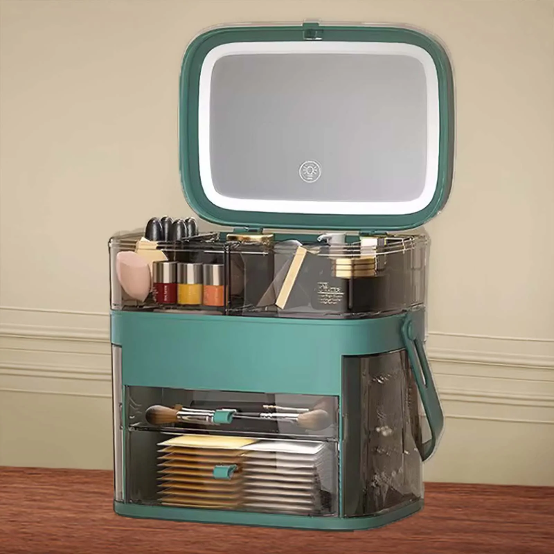 103394020_6970e3ce1e09b منظم مرآة وجوانب لون أخضر - الصورة 1