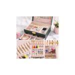 ⁦منظم اكسسوارات جلد صغير لون أخضر⁩ - الصورة ⁦7⁩