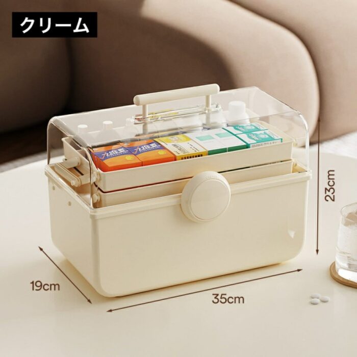 ⁦منظم مكياج 180 درجة لون أبيض⁩ - الصورة ⁦2⁩