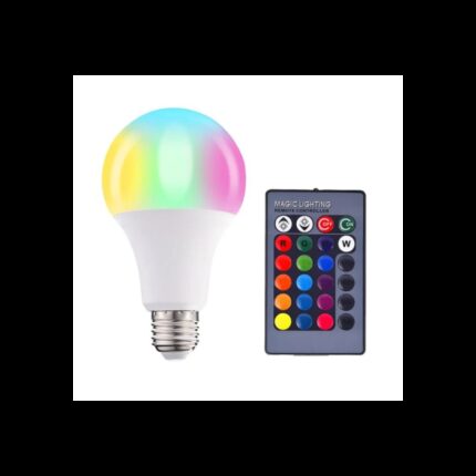 لمبة RGB مع ريموت تحكم