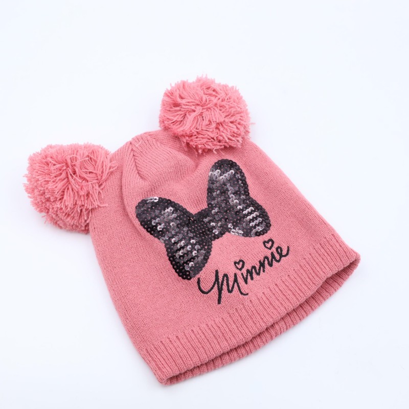 103394118_6970e42332c37 طاقية للأطفال لون زهري غامق - الصورة 1