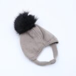 طاقية للبيبي لون سكني