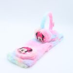 ⁦طوق للأذن مع لفحة لون أزرق⁩ - الصورة ⁦2⁩