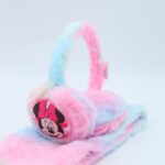 ⁦طوق للأذن مع لفحة لون أزرق⁩ - الصورة ⁦4⁩