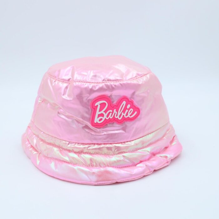 ⁦طاقية للأطفال لون زهري⁩ - الصورة ⁦2⁩