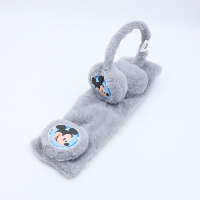 ⁦طوق للأذن مع لفحة لون سكني⁩ - الصورة ⁦2⁩