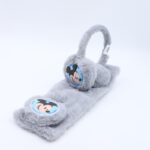 ⁦طوق للأذن مع لفحة لون سكني⁩ - الصورة ⁦3⁩