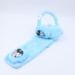 ⁦طوق للأذن مع لفحة لون أزرق فاتح⁩ - الصورة ⁦4⁩