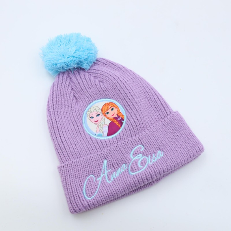 ⁦طاقية للأطفال لون بنفسجي⁩ - الصورة ⁦1⁩