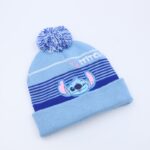 طاقية للأطفال لون أزرق