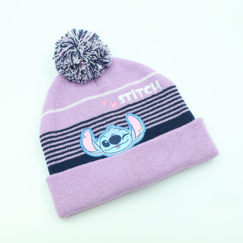 ⁦طاقية للأطفال لون بنفسجي⁩ - الصورة ⁦1⁩