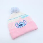 طاقية للأطفال لون زهري