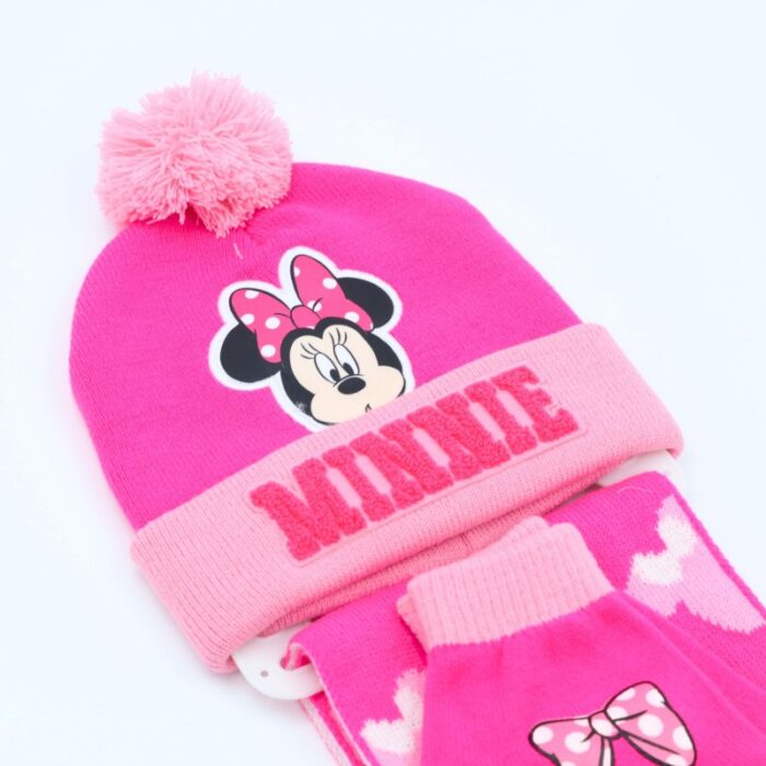 ⁦طاقية للأطفال لون فوشي⁩ - الصورة ⁦3⁩