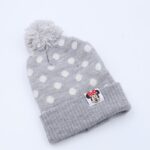 طاقية للأطفال لون رمادي