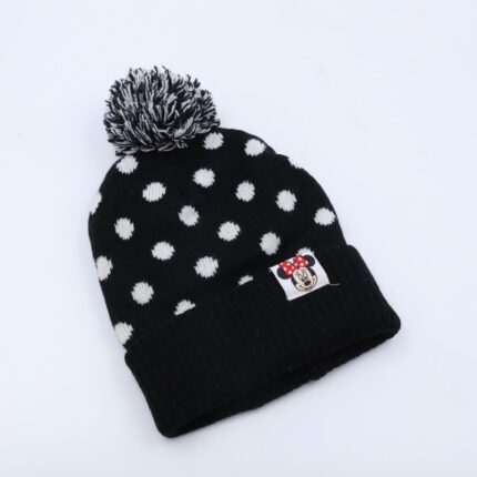 طاقية للأطفال لون أسود