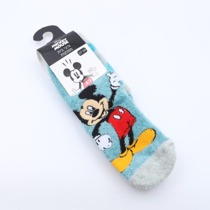⁦زوج جرابين بيتي شتوي DISNEY- MICKEY MOUSE نمرة 27-30⁩ - الصورة ⁦3⁩