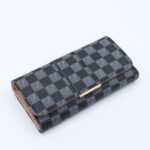 جزدان نقشة مربعات لون أسود