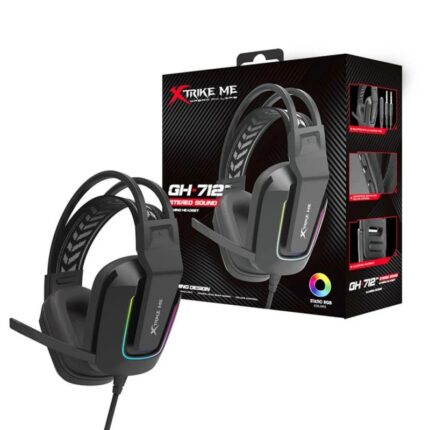 سماعة جيمنج سلك مدخل USB/AUX-XTRIKE GAMING-GH-712