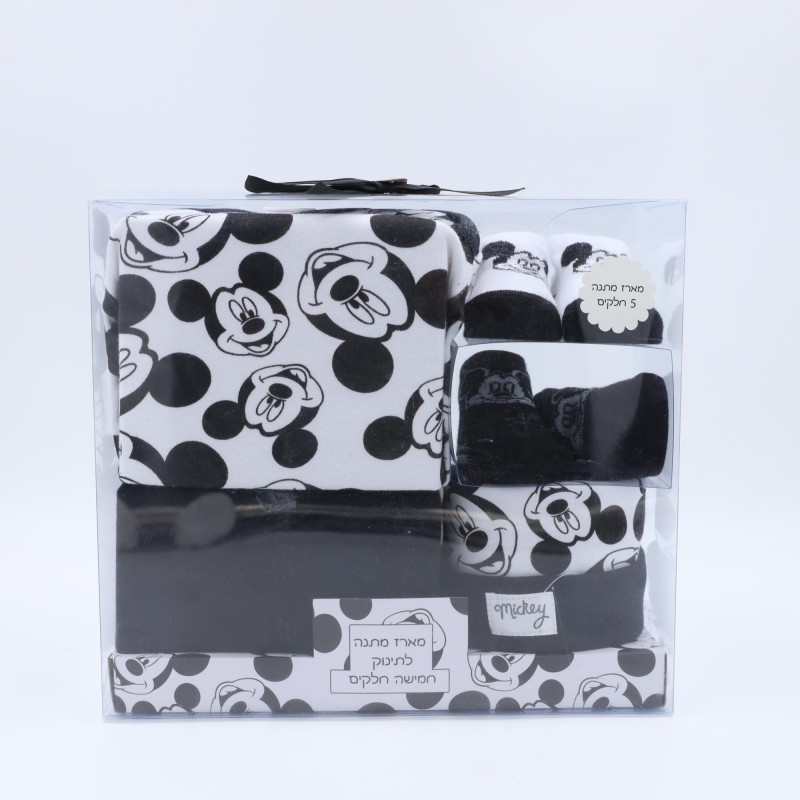 ⁦طقم بيبي حديت الولادة MICKEY MOUSE ولادي 5 قطع⁩ - الصورة ⁦1⁩