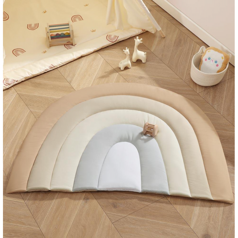 ⁦[18580021] سجادة لعب للأطفال RAINELLE BEIGE 100X75 CM⁩ - الصورة ⁦1⁩