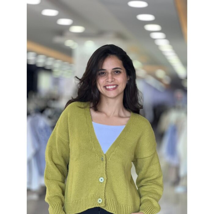 ⁦جرزة ستاتي شتوي لون أخضر فستقي⁩ - الصورة ⁦5⁩