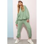 ⁦ترينج ستاتي خريفي لون أخضر فستقي Trend Alaçatı Stili⁩ - الصورة ⁦4⁩