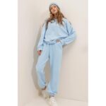 ⁦ترينج ستاتي خريفي لون أزرق فاتح Trend Alaçatı Stili⁩ - الصورة ⁦3⁩