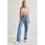 ⁦بنطلون جينز ستاتي رجل عريضة Bianco Lucci⁩ - الصورة ⁦5⁩