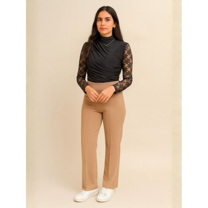 ⁦بنطلون ستاتي لون بيج⁩ - الصورة ⁦3⁩