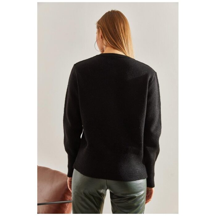 ⁦جرزة ستاتي شتوي لون أسود Bianco Lucci⁩ - الصورة ⁦2⁩