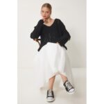 ⁦بلوزة ستاتي لون أسود Happiness İstanbul⁩ - الصورة ⁦6⁩