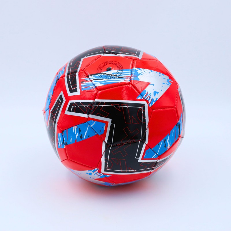 ⁦كرة قدم مقاس 5 لون أحمر⁩ - الصورة ⁦1⁩