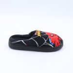 ⁦شبشب شتوي فرو من الداخل سبايدر مان للأطفال لون أسود⁩ - الصورة ⁦4⁩