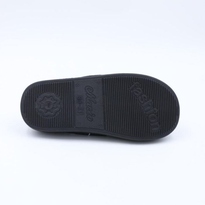 ⁦شبشب شتوي فرو من الداخل سبايدر مان للأطفال لون أسود⁩ - الصورة ⁦6⁩