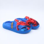 ⁦شبشب شتوي فرو من الداخل سبايدر مان للأطفال لون أزرق⁩ - الصورة ⁦4⁩