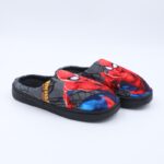 ⁦شبشب شتوي فرو من الداخل سبايدر مان للأطفال لون أسود⁩ - الصورة ⁦4⁩