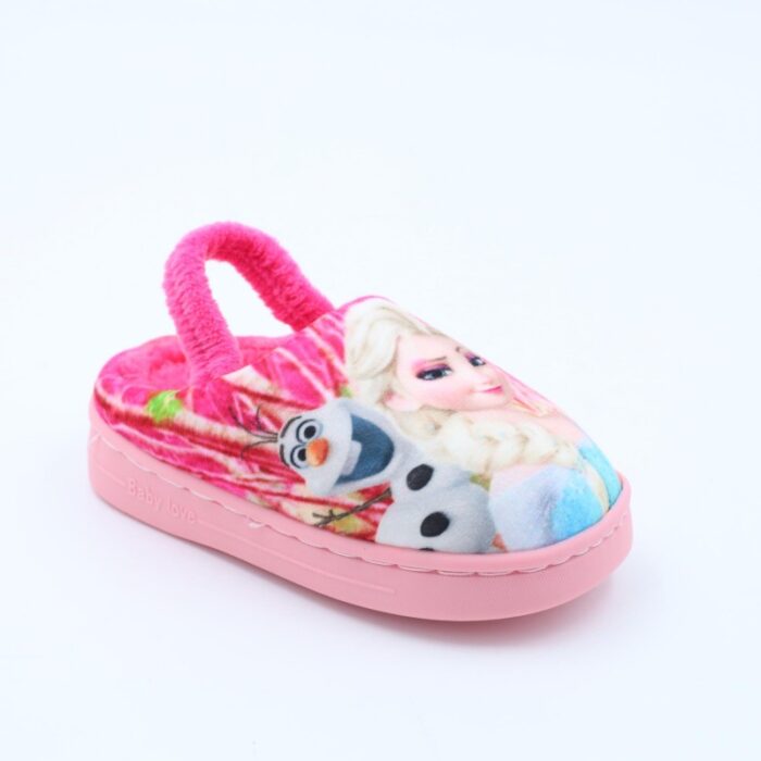 ⁦شبشب شتوي للأطفال لون زهري وفوشي⁩ - الصورة ⁦7⁩