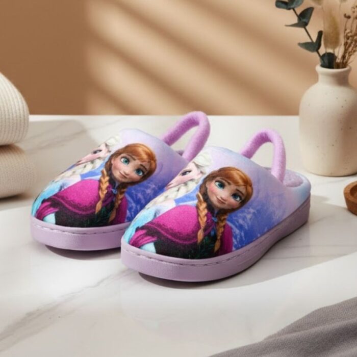 ⁦شبشب شتوي للأطفال لون بنفسجي⁩ - الصورة ⁦7⁩