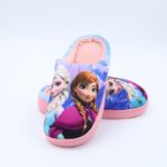 ⁦شبشب شتوي للأطفال لون زهري وبنفسجي⁩ - الصورة ⁦5⁩