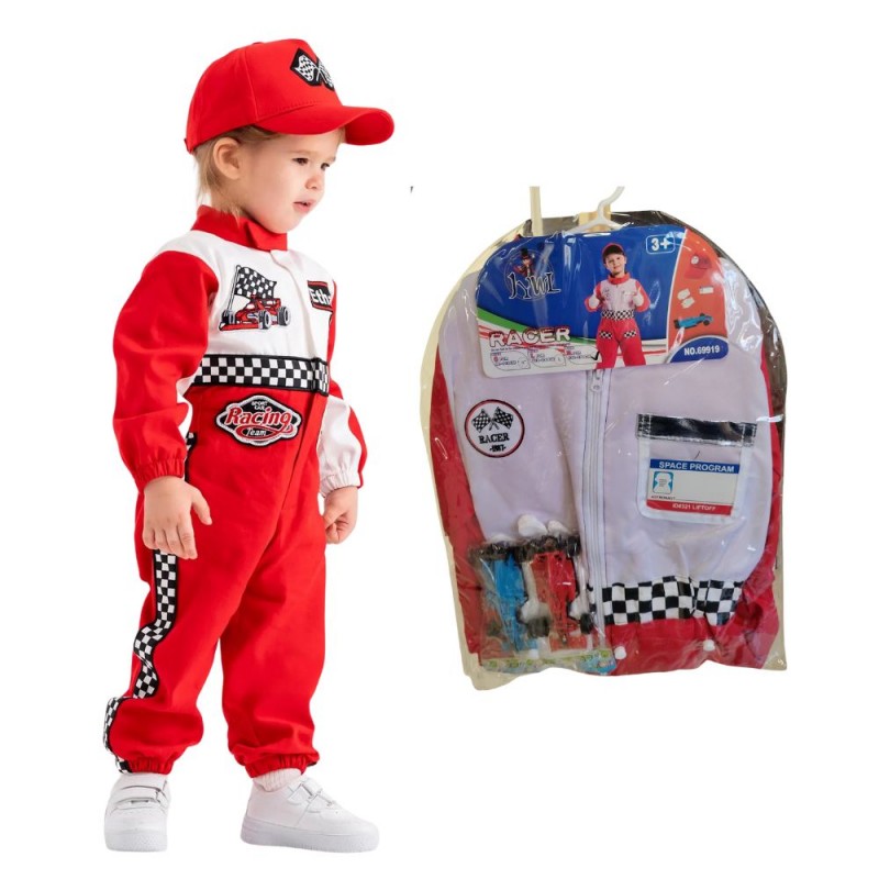 103394614_6970e5f02ac28 بدلة سائق سباق السيارات الصغير للاطفال- قياس XL-طول110-130 - الصورة 1