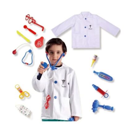 بدلة الطبيب الصغير للاطفال- قياس XL-طول 130-150